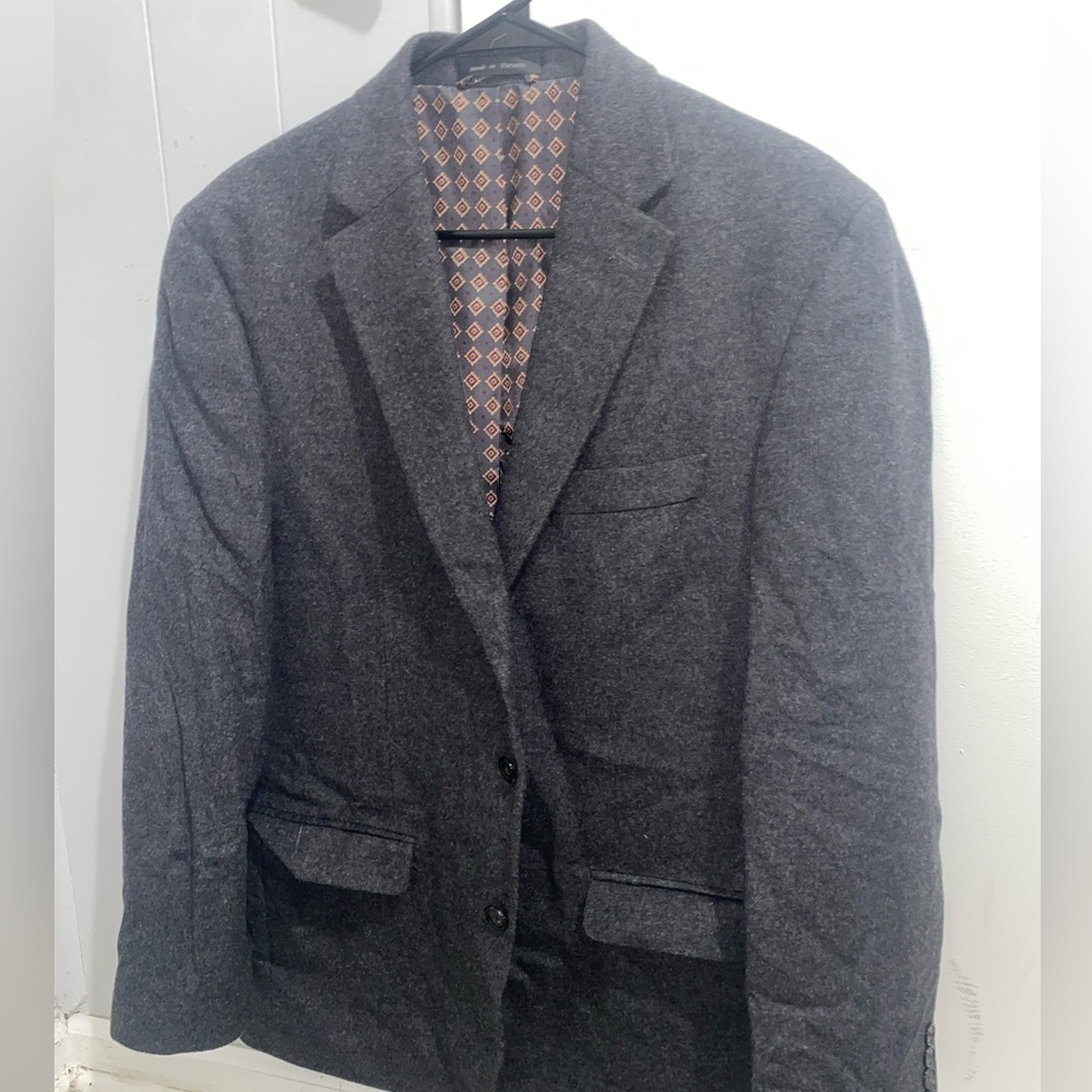 Ralph Lauren Wool Blazer Jacket Gray M size or S oversize